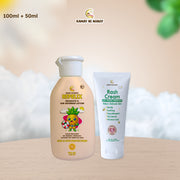 Baby Skin Protection Bundle: Repelix 100ml + Rash Cream 50ml | Kamay ni Nanay