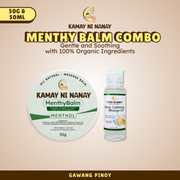 Kamay ni Nanay MenthyBalm & Baby Calming Massage Oil Combo Pack | Soothing Menthol Comfort & Immune-boosting Benefits