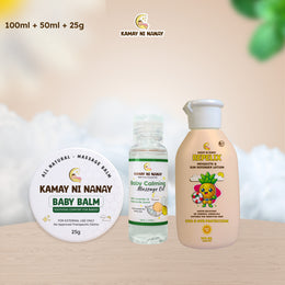 Baby Outdoor Care Bundle: Repelix 100ml + Calming Oil 50ml + Baby Balm 25g | Kamay ni Nanay