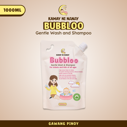 Kamay ni Nanay Bubbloo Baby Bath & Shampoo | [1000ml] Soft & Gentle Formula