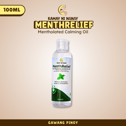 Kamay ni Nanay MenthRelief |  [100ML] Mentholated Calming Massage Oil | Adult Use