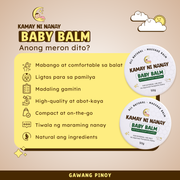 Kamay ni Nanay Original Baby Balm 25g – Organic Soothing Relief for Baby Cough, Colds & Lamig