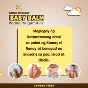 Kamay ni Nanay Baby Balm 50g – Natural & Authentic G6PD Safe Relief for Babies