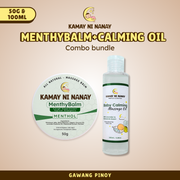 Kamay ni Nanay MenthyBalm & Baby Calming Massage Oil Combo Pack | Soothing Menthol Comfort & Immune-boosting Benefits