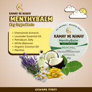 Kamay ni Nanay MenthyBalm | Cooling Comfort Liniment | [50G] Mint Care