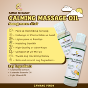 Kamay Ni Nanay MenthRelief & Baby Calming Massage Oil Combo Pack | Relief Relaxing Oil , Mentholated and Non-Mentholated Body Massage Oil