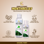 Kamay ni Nanay MenthRelief |  [100ML] Mentholated Calming Massage Oil | Adult Use