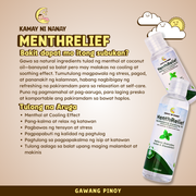 Kamay ni Nanay MenthyBalm & MenthRelief Combo Pack for Adult - Soothing Menthol Comfort and Mentholated Calming Oil - For Cough & Colds