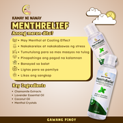 Kamay ni Nanay MenthRelief |  [100ML] Mentholated Calming Massage Oil | Adult Use