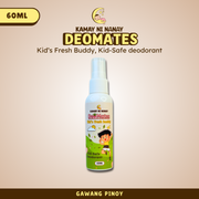 Kamay ni Nanay DeoMates Kids Deodorant Spray 60ml | Mild, Safe for Kids 8+, Non-Sticky, Odor Control
