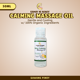 Kamay ni Nanay Baby Calming Massage Oil - Gentle & Soothing Care | 50ml Baby Bedtime Comfort Oil