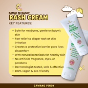 Kamay ni Nanay - Repelix and Rash Cream Combo & Bundle Pack | Diaper Rash Relief & Natural Insect Repellent | Safe for G6PD | Baby & Family Protection
